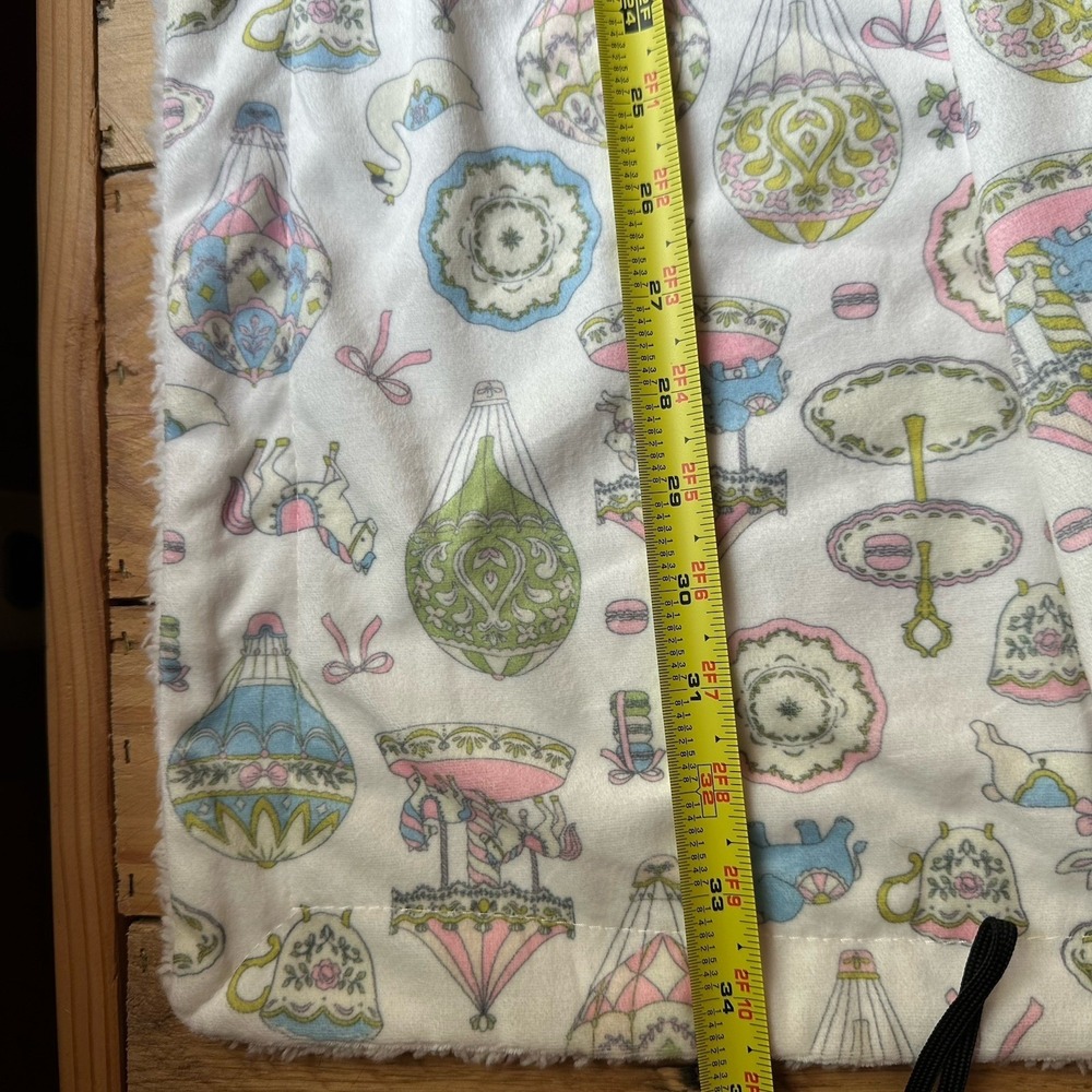 Simply Baby Chic Blanket Carousel Design Baby/Toddler/Children 34 1/2 X 29 1/2 - Picture 10 of 11